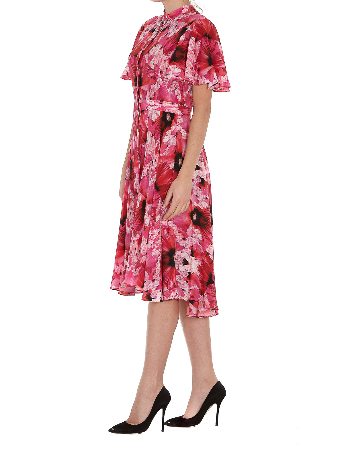 alexander mcqueen floral dress