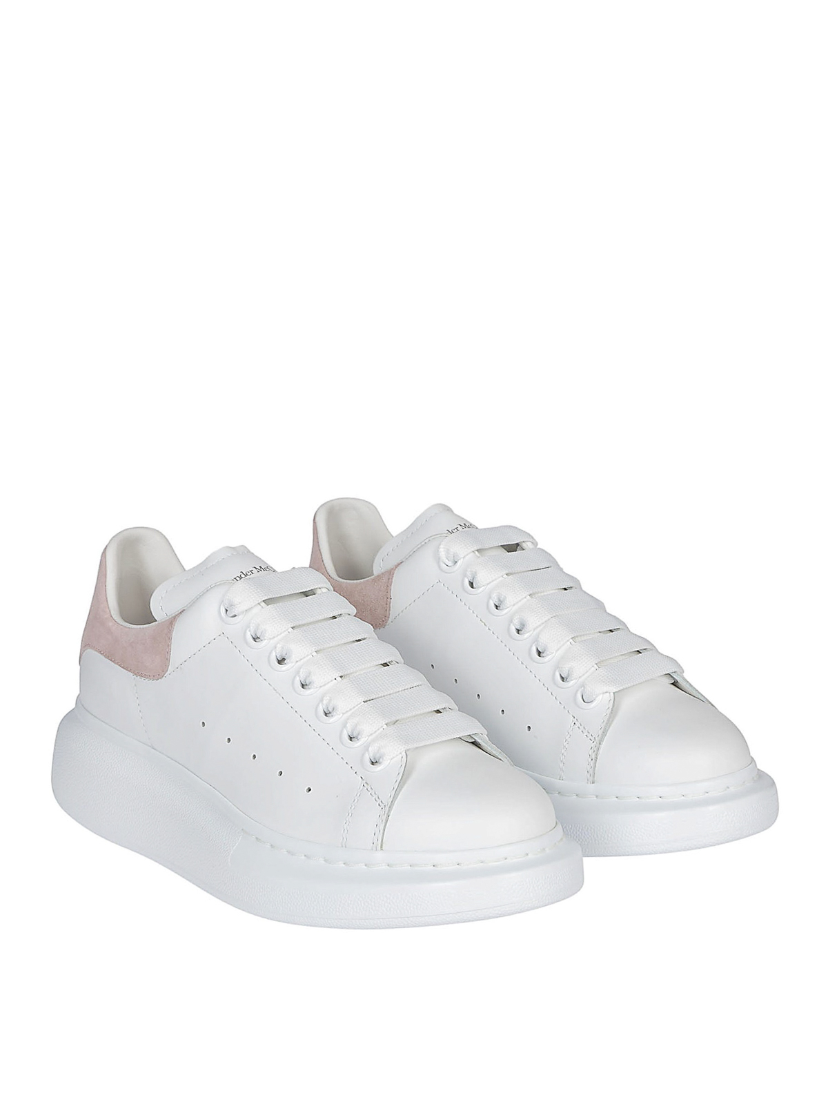 Alexander Mcqueen - Sneaker suola oversize e tallone rosa chiaro - sneakers  - 553770WHGP79182