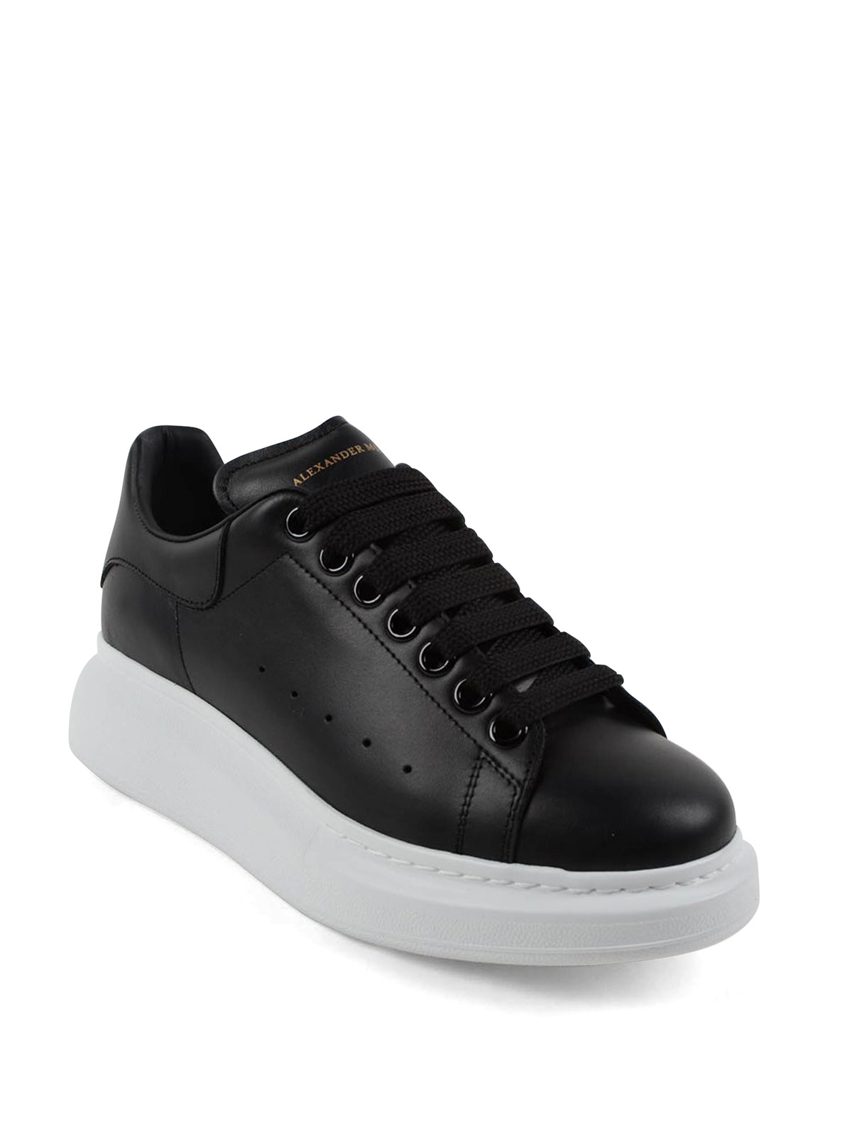 Maxi sole leather sneakers by Alexander Mcqueen - trainers