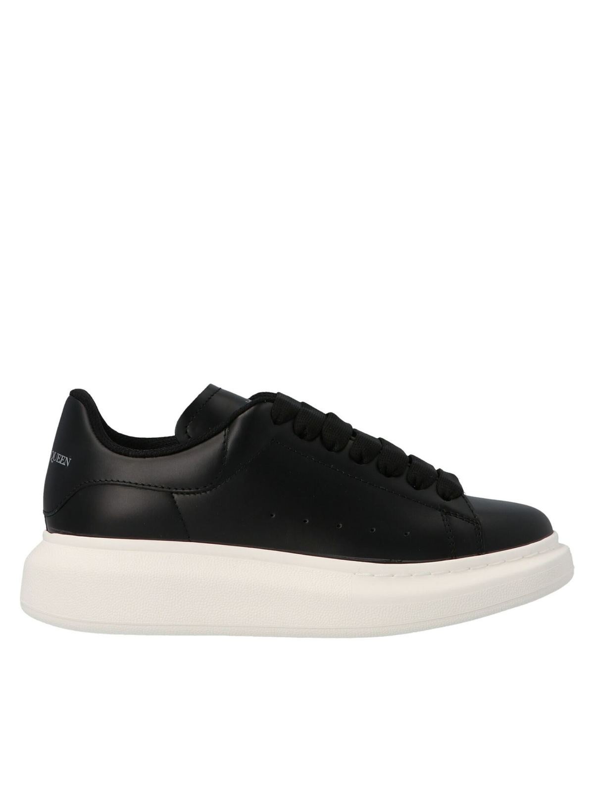 ALEXANDER MCQUEEN OVERSIZE SNEAKERS IN BLACK AND WHITE
