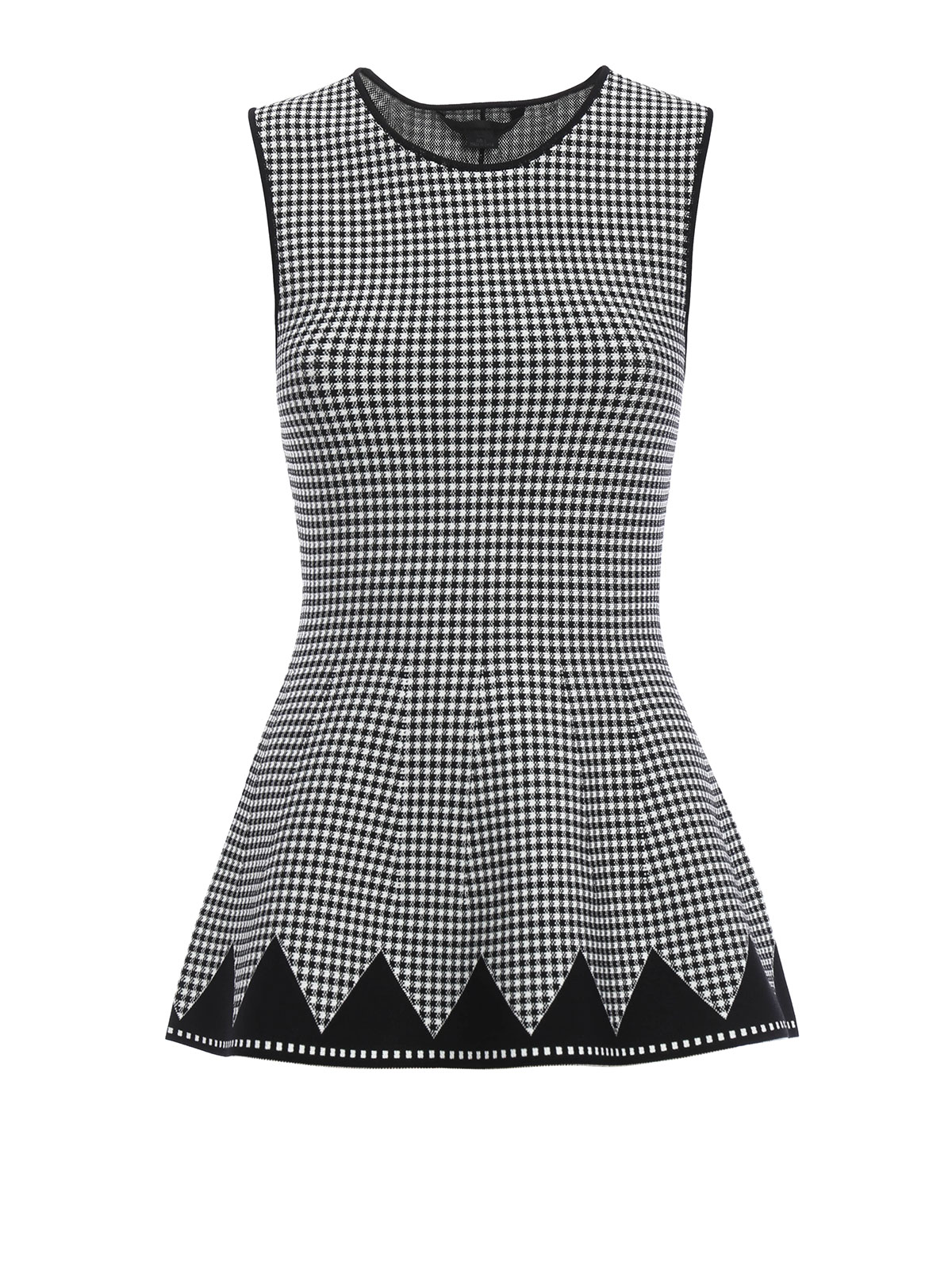 houndstooth peplum top