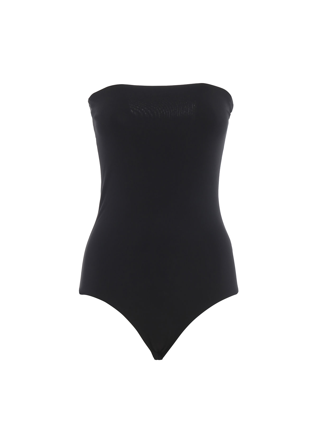 black tube top bodysuit