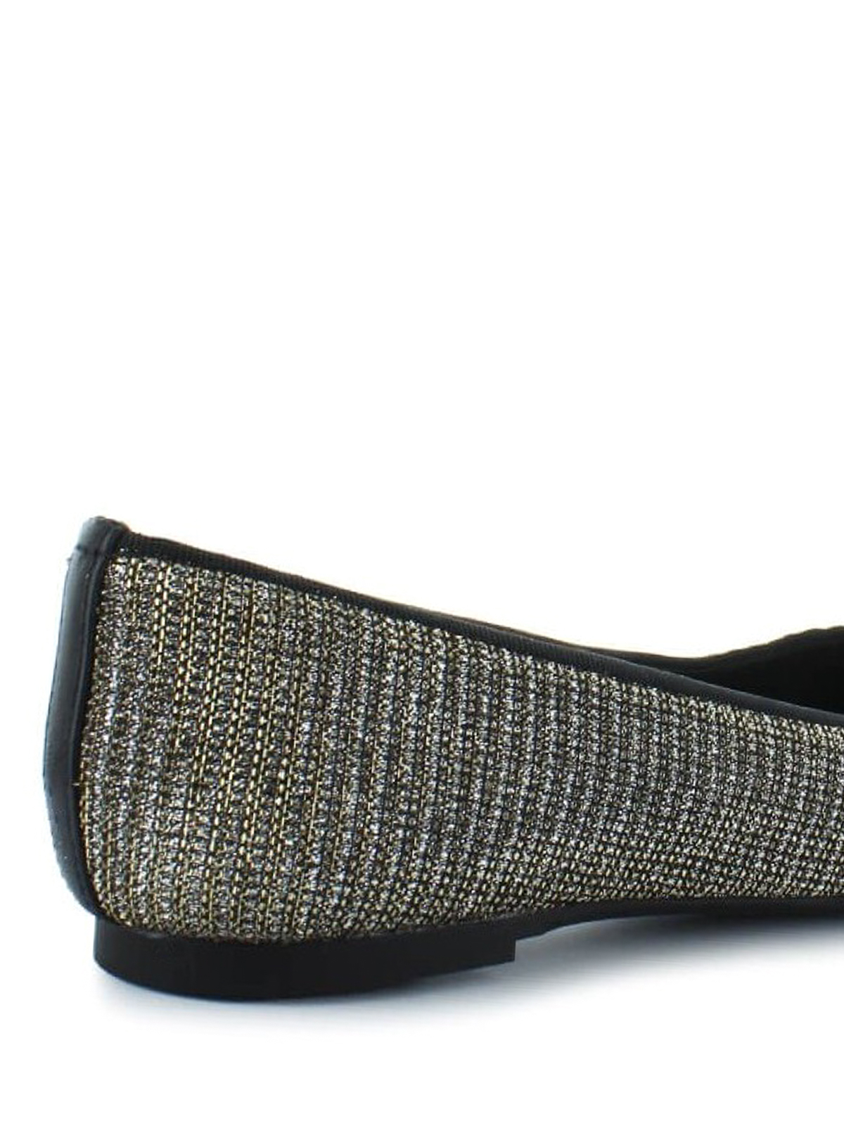 Flat shoes Michael Kors - Alice Ballet silver metallic fibre ballerinas -  40T8ALFP1D039