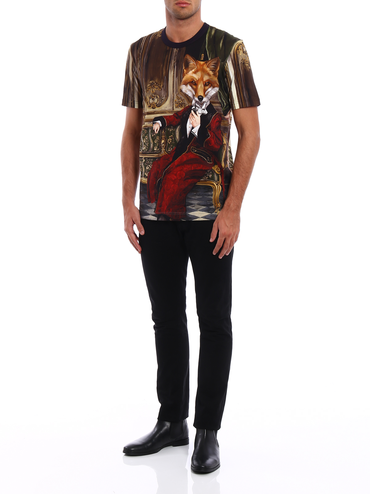 T-shirts Dolce & Gabbana - All over printed T-shirt - G8HL0THP7ZMHHC64