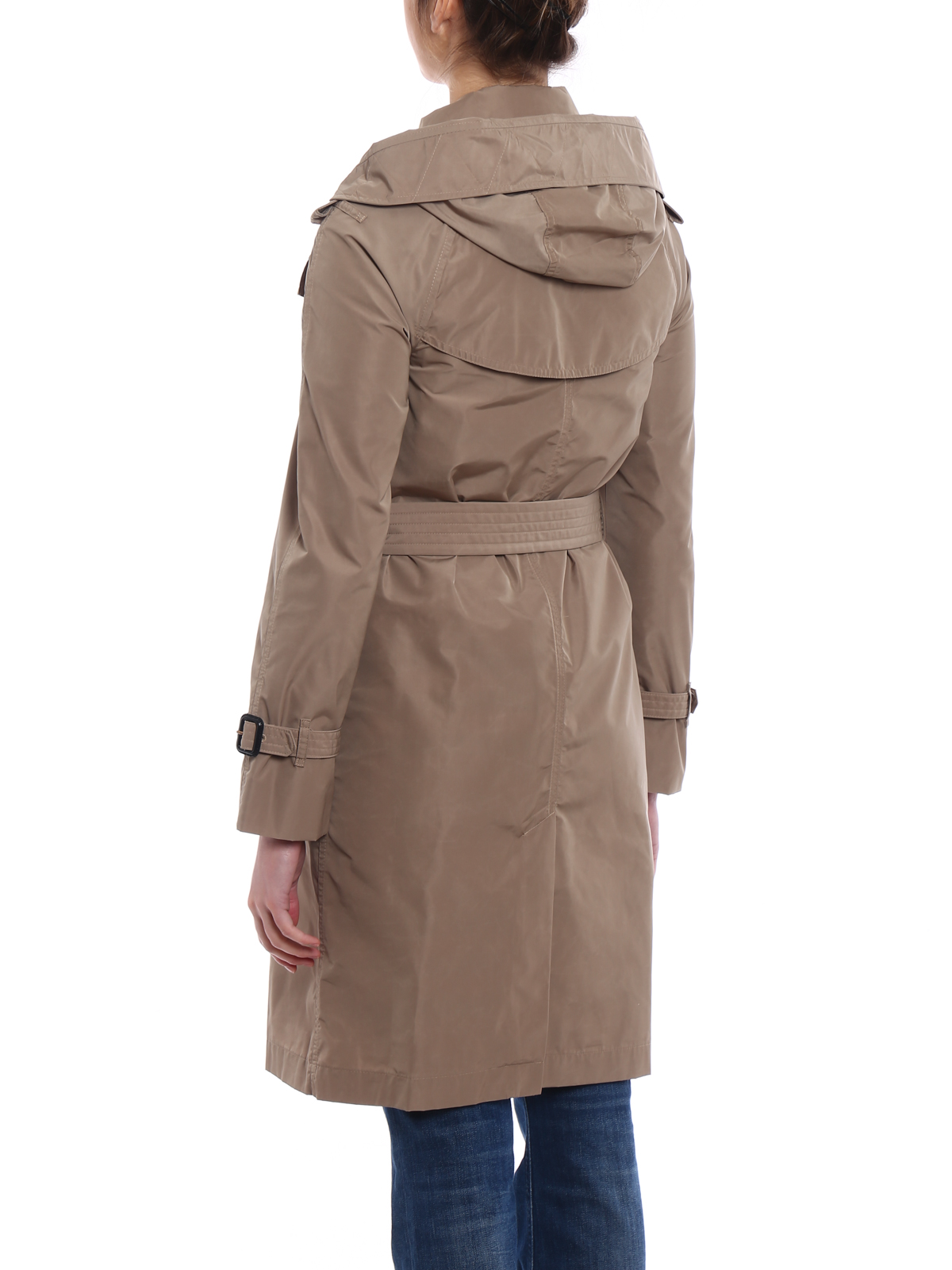 burberry amberford cotton trench coat