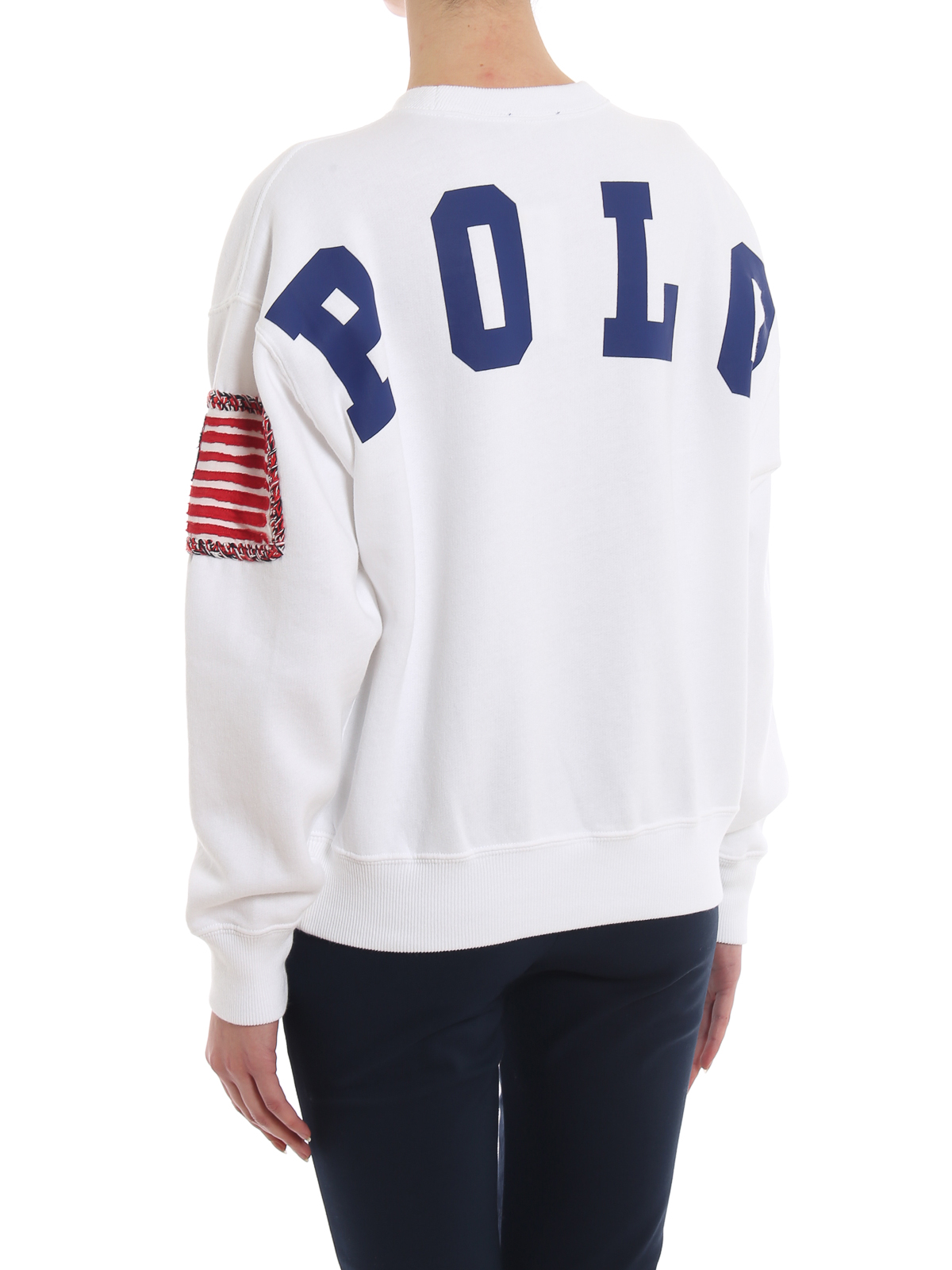 Verlenen cache Draaien Sweatshirts & Sweaters Polo Ralph Lauren - American flag detail cotton  blend sweatshirt - 211744524003