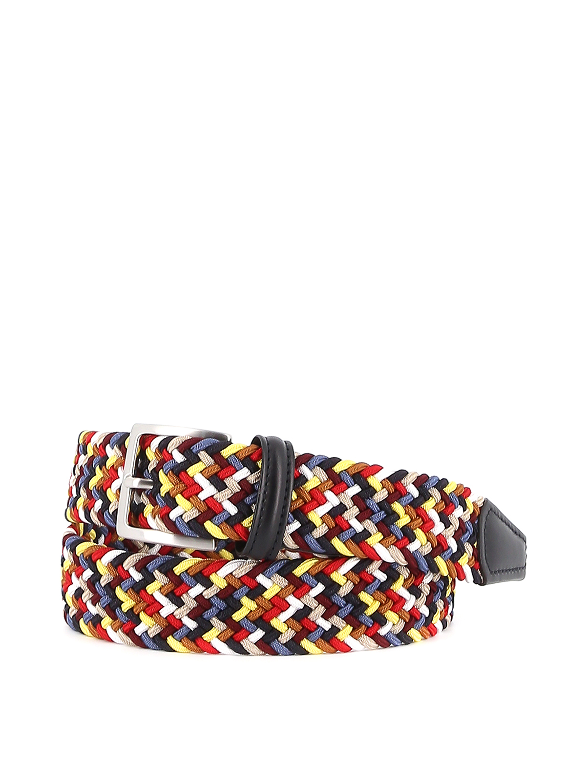 ANDERSON'S HARLEQUIN STRETCH WOVEN BELT