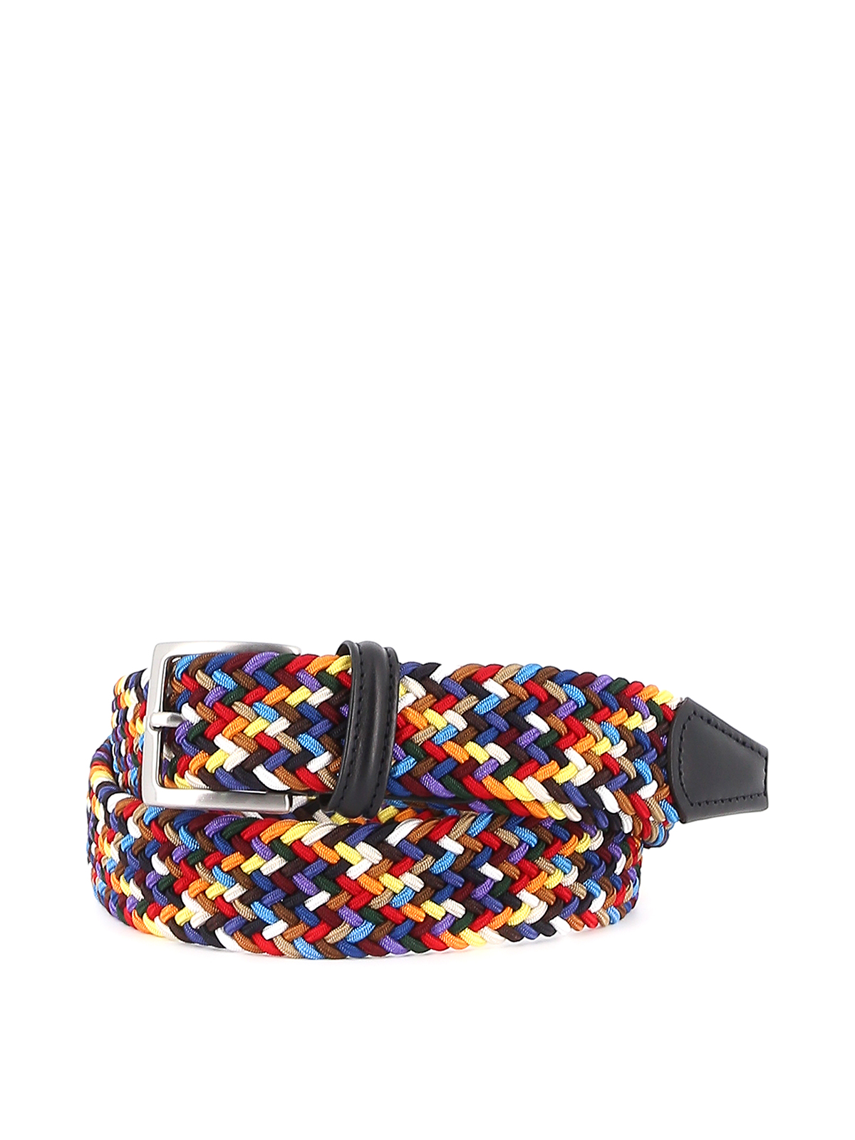 ANDERSON'S HARLEQUIN VIBE STRETCH WOVEN BELT