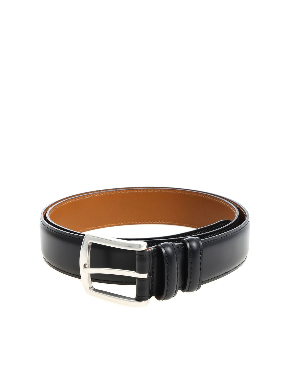 Andrea D'amico Black Leather Belt