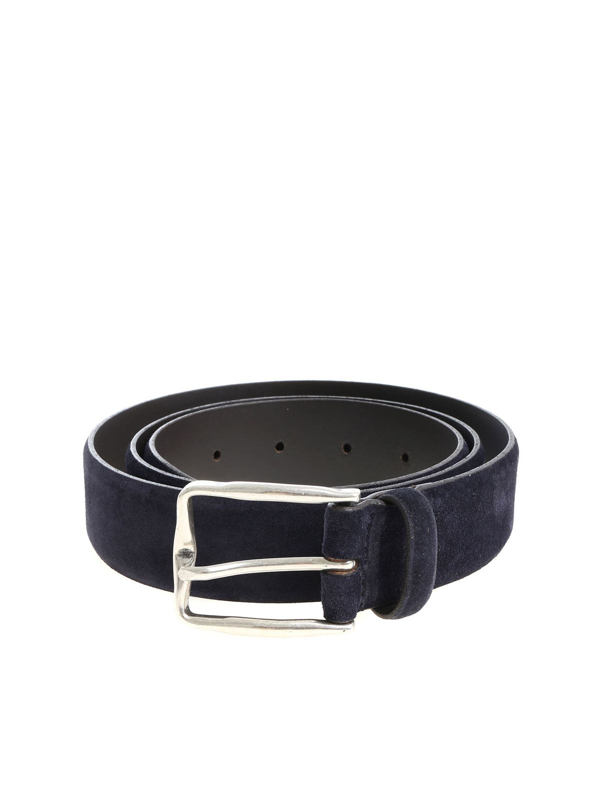Andrea D'amico Blue Suede Belt