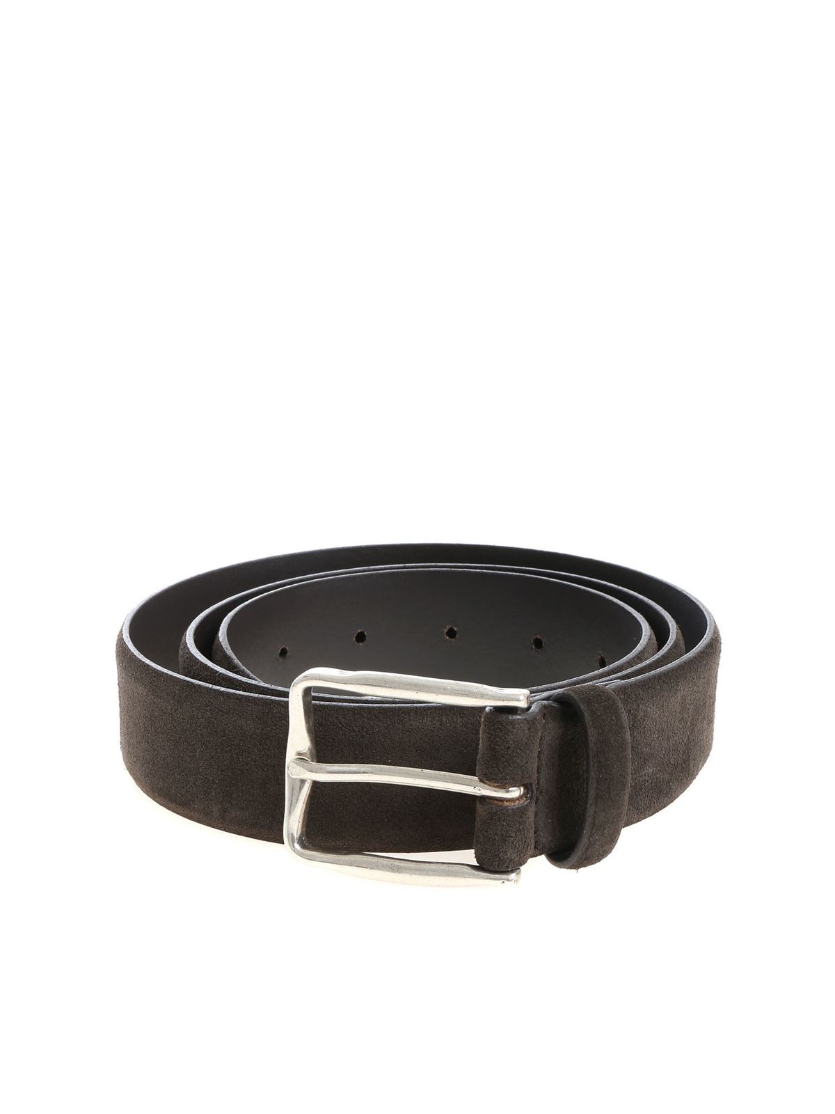 Andrea D'amico Brown Suede Belt