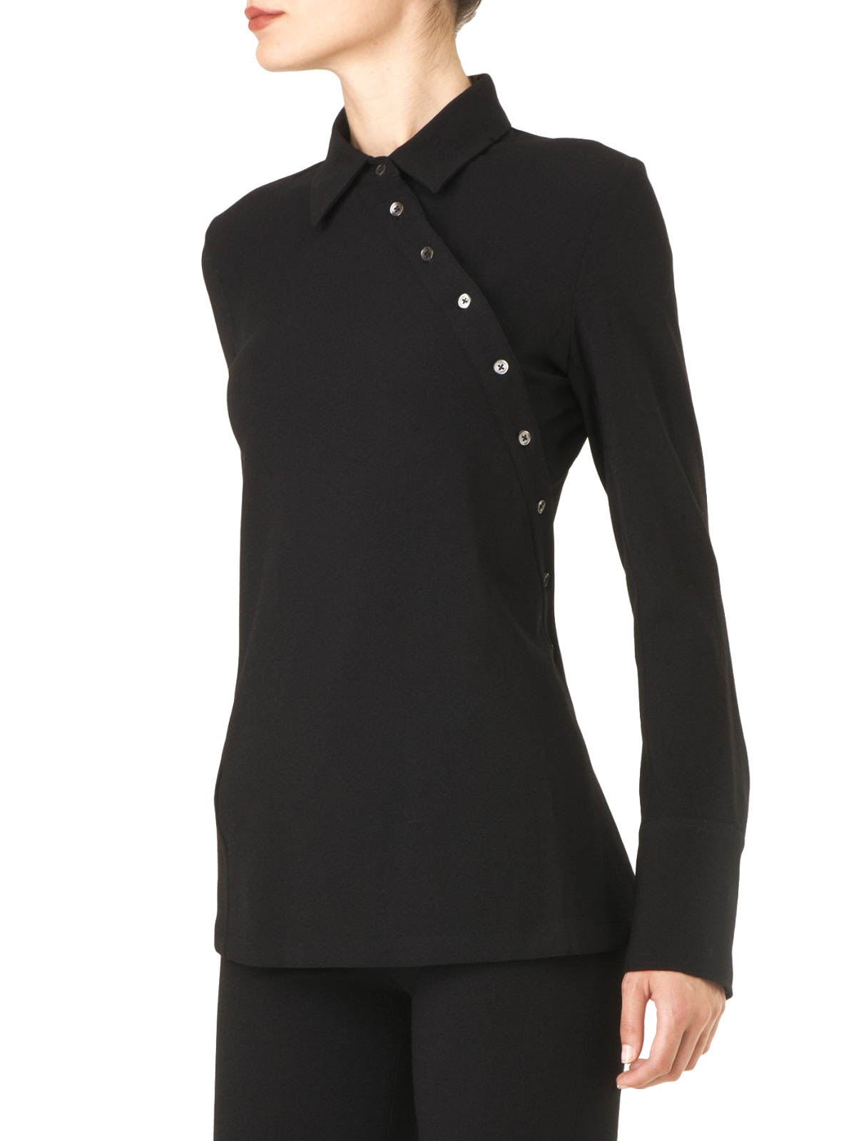 Femme Vêtements Tops Chemises Chemise Ann Demeulemeester en coloris Noir 