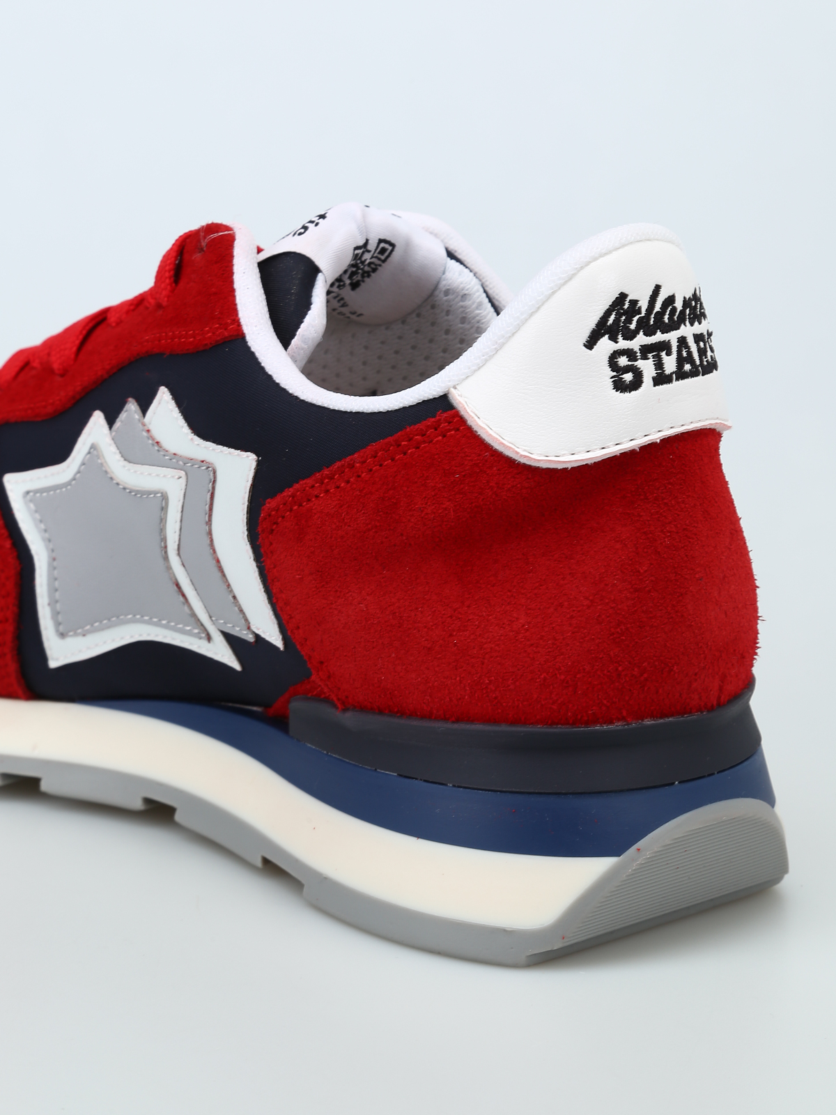 Trainers Atlantic Stars - Antares red and navy sneakers 