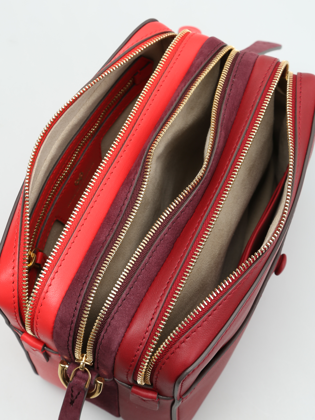 shoulder bag with multiple compartments