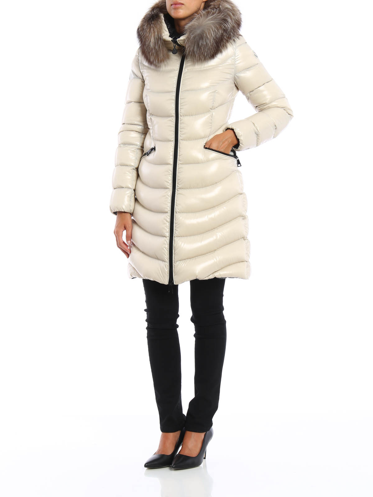 moncler beige coat