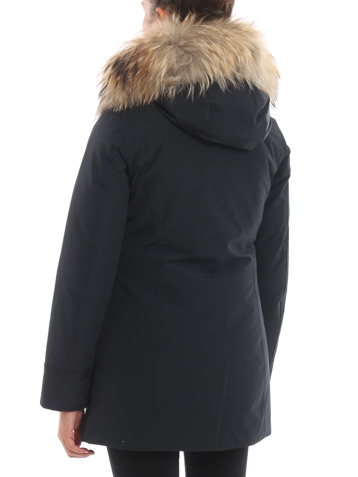 Arashigaoka diagonaal jeugd Padded coats Woolrich - Arctic Parka dark navy padded coat -  WWCPS2762UT0001DKN