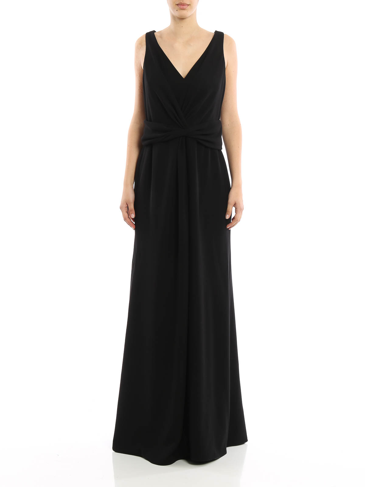 Draped long dress by Armani Collezioni - evening dresses | iKRIX