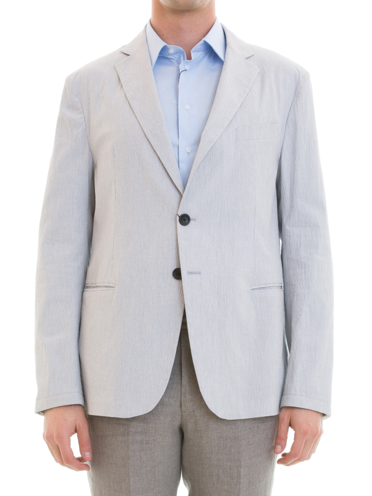 Blazers Armani Collezioni - Cotton unstructured blazer - VCG160VCS84605