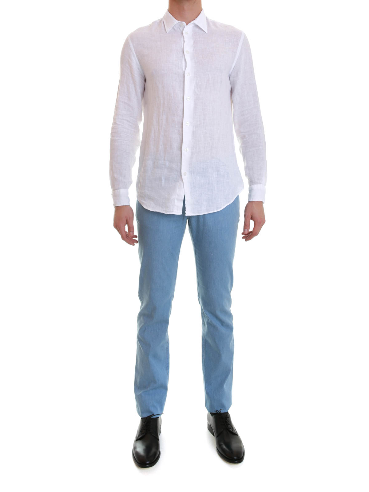 armani linen shirt