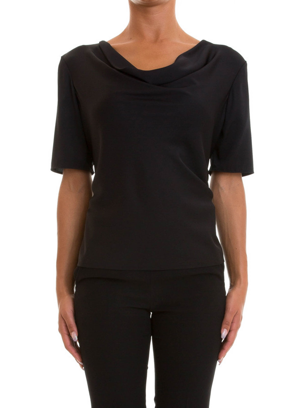 Armani Mujer Negra Para Camisetas Collezioni Camiseta aB8qar