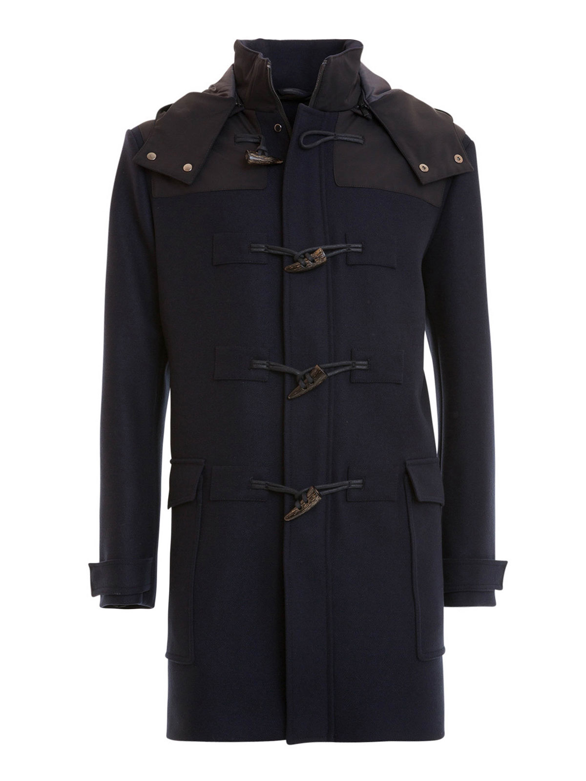 Short coats Armani Collezioni - Wool and cashmere blend montgomery ...