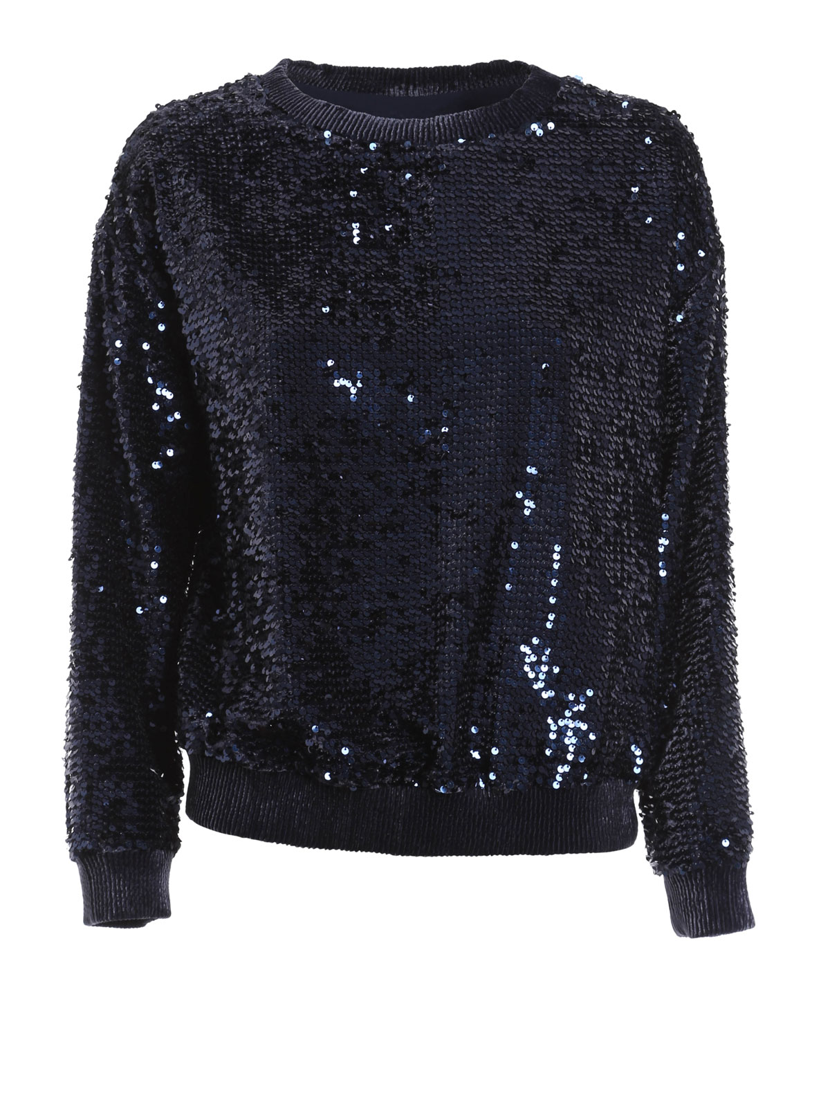 Armani Collezioni Sequined Neck Sweater armani collezioni sequined neck sweater