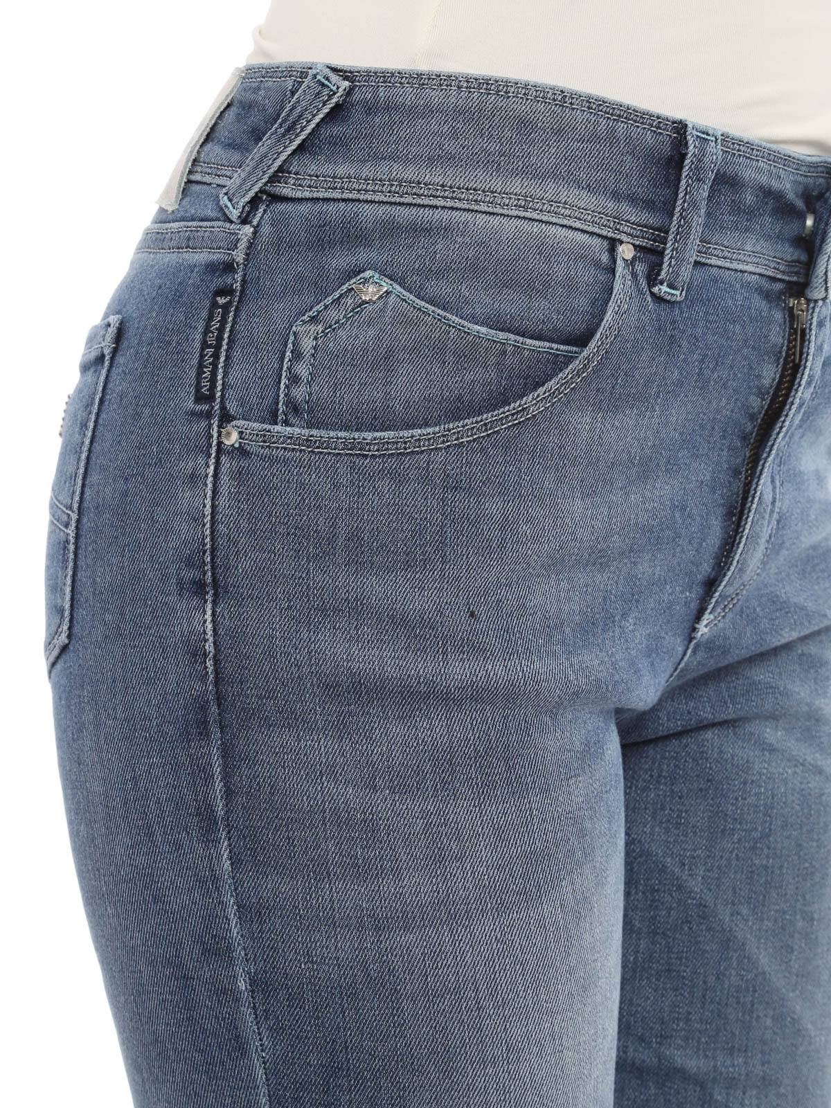 Marco Polo barsten uitgehongerd Skinny jeans Armani Jeans - Lilac jeans - C5J201D15 | Shop online at iKRIX