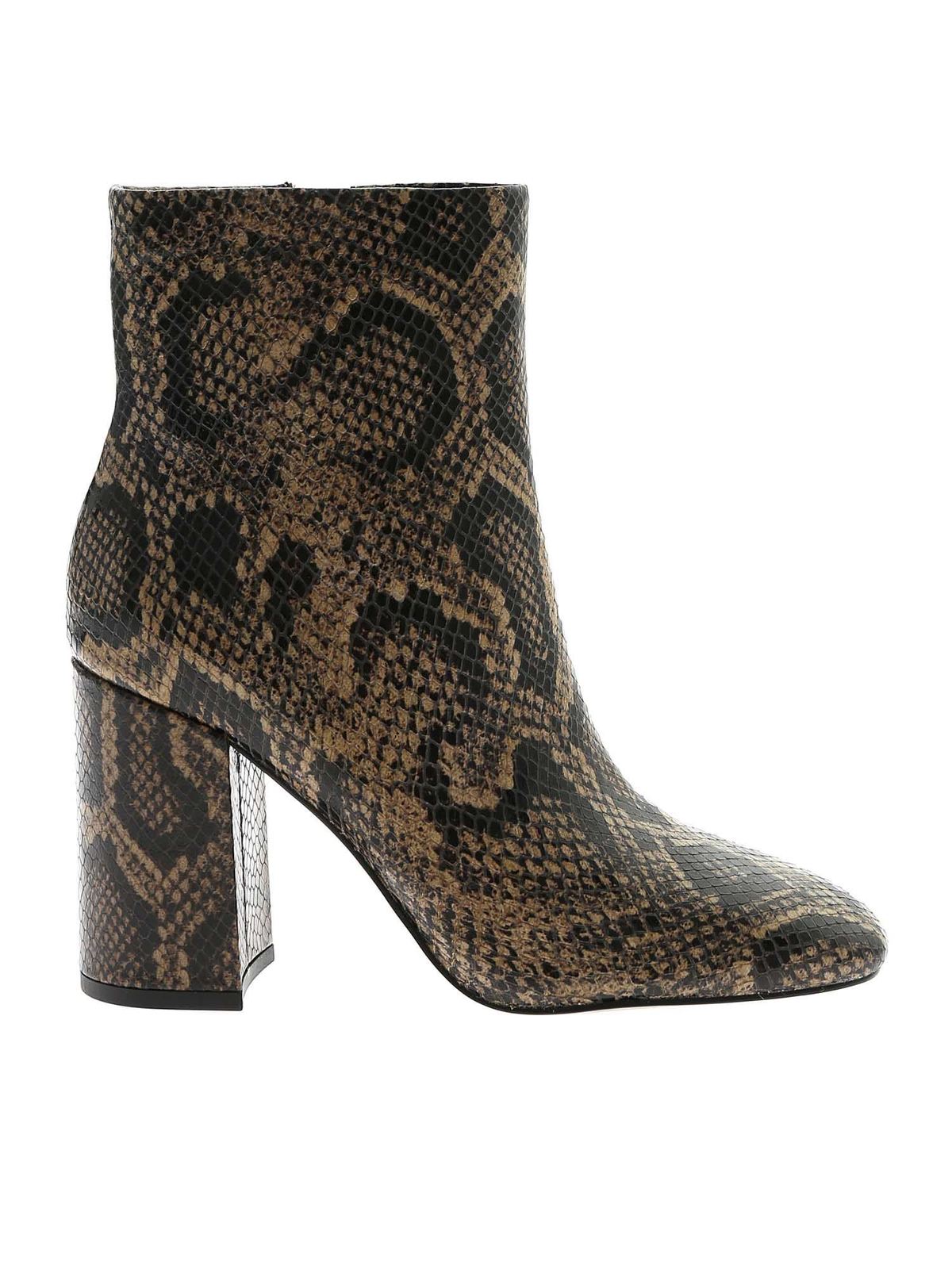 ASH JADE ANKLE BOOTS REPTILE EFFECT