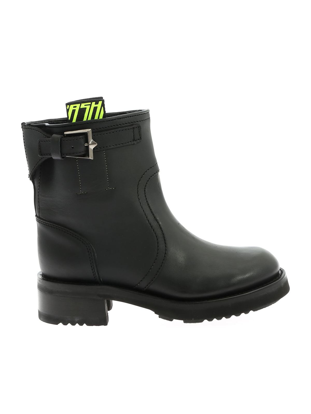 ASH TYCOON ANKLE BOOTS IN BLACK