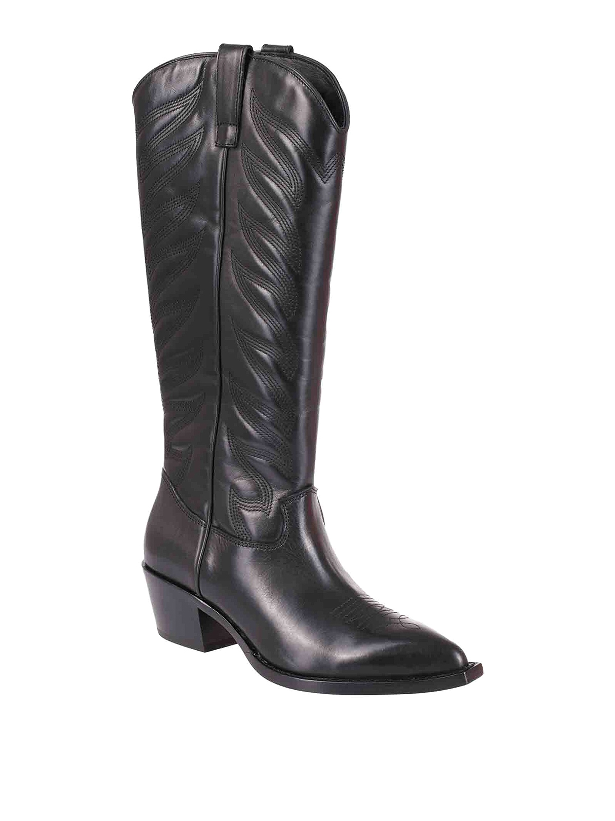 mustang leather boots