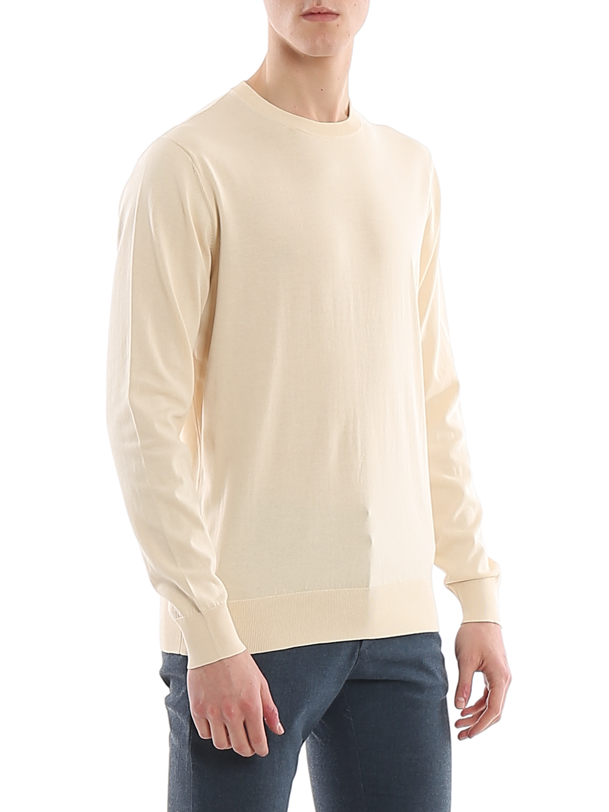 cotton round neck sweaters