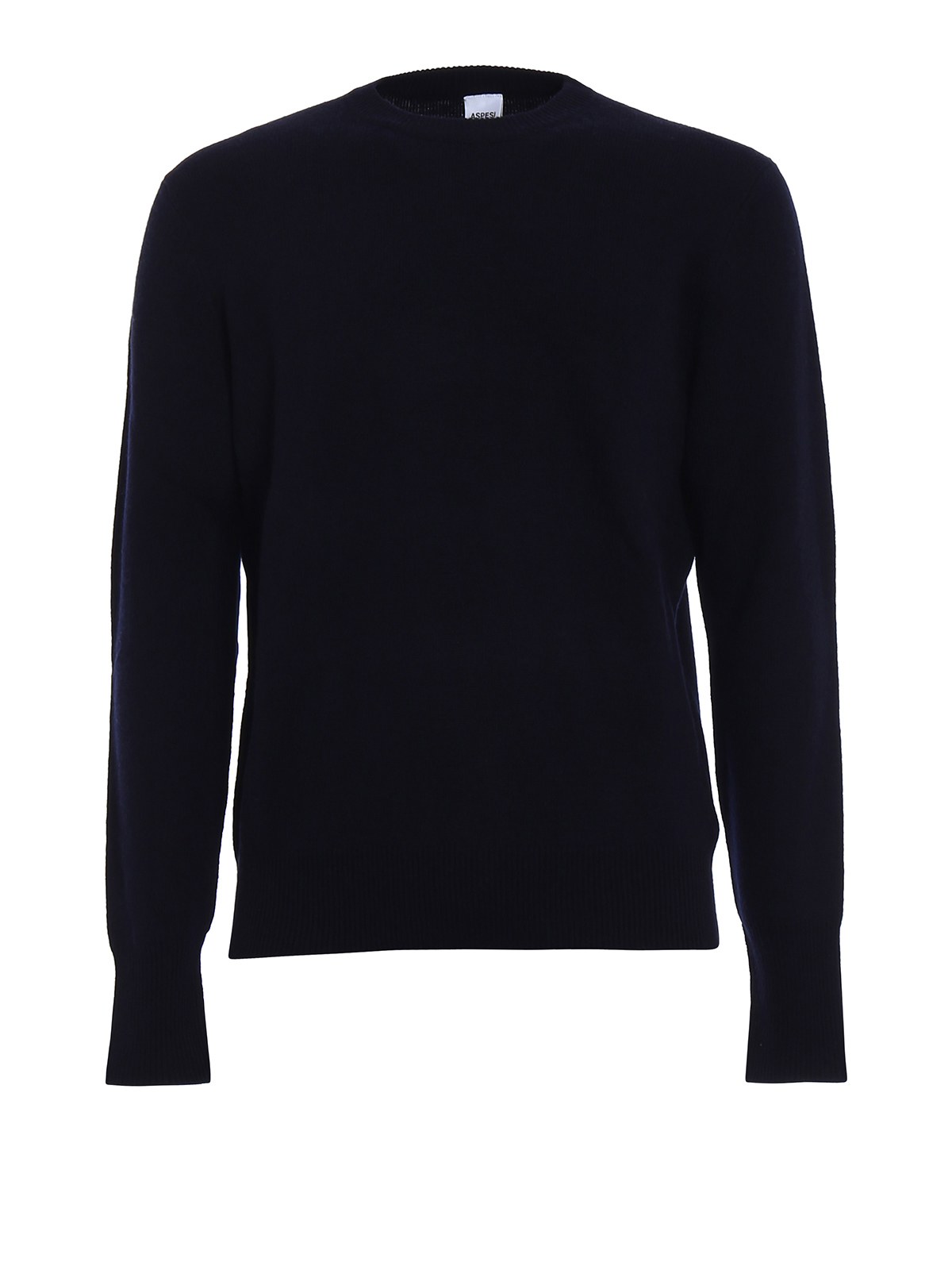 ASPESI WOOL SWEATER WITH ELBOW PATCHES