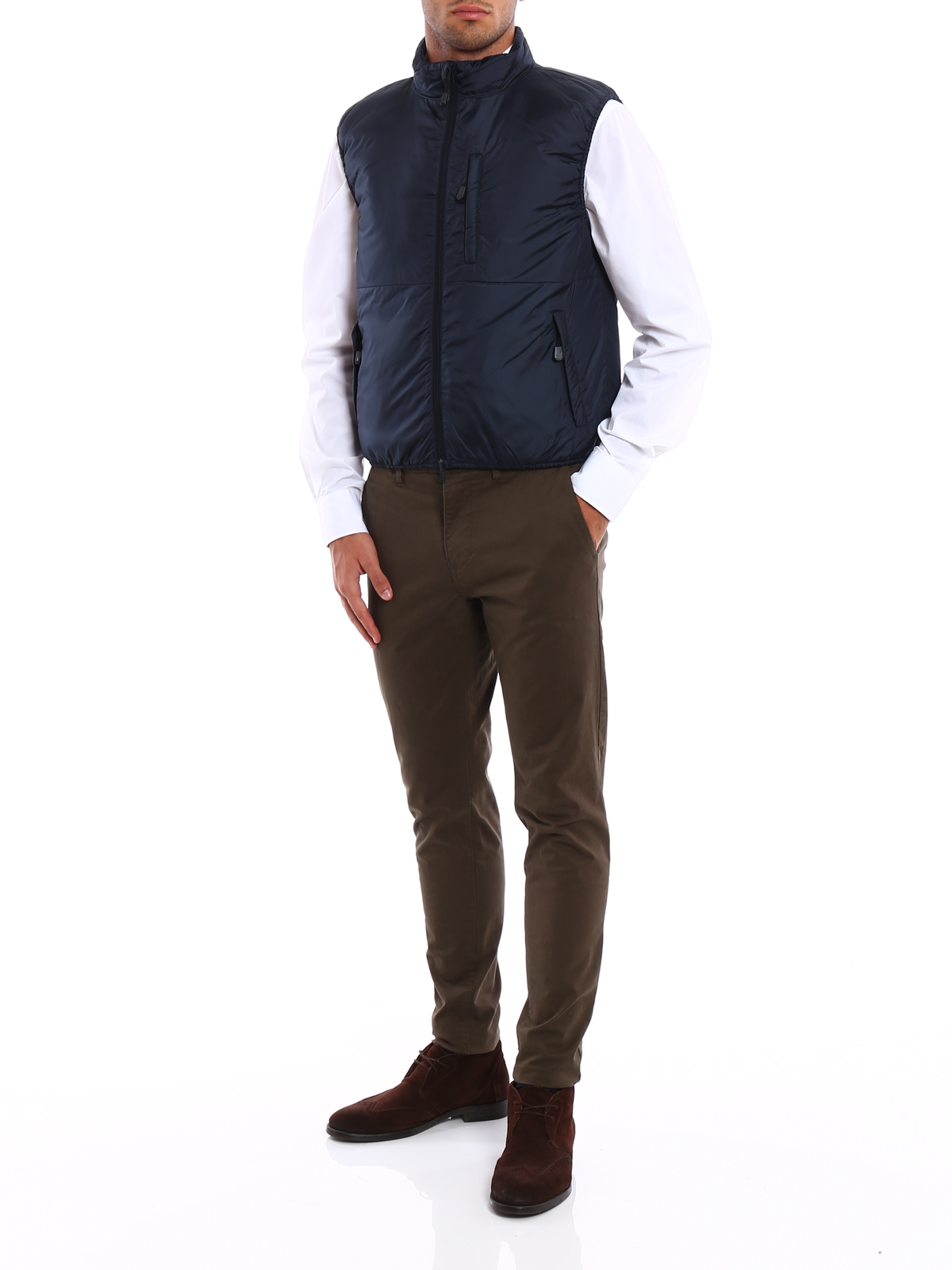 Aspesi - Jil nylon taffeta padded vest - padded jackets - G199796196101