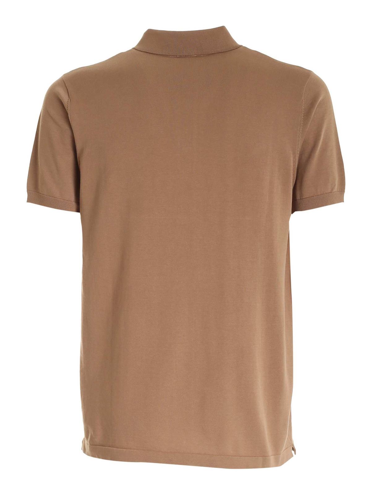 beige polo shirts