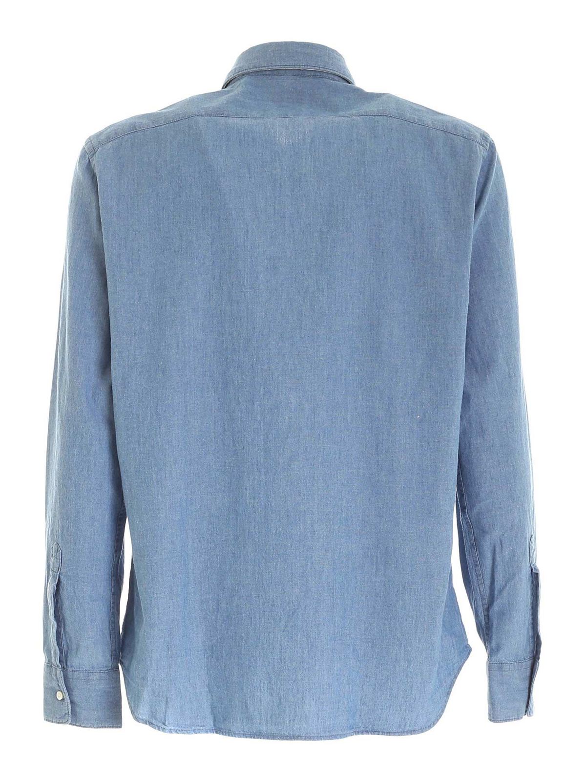 Shirts Aspesi - Sedici shirt in light blue - CE36E54201122 | iKRIX.com