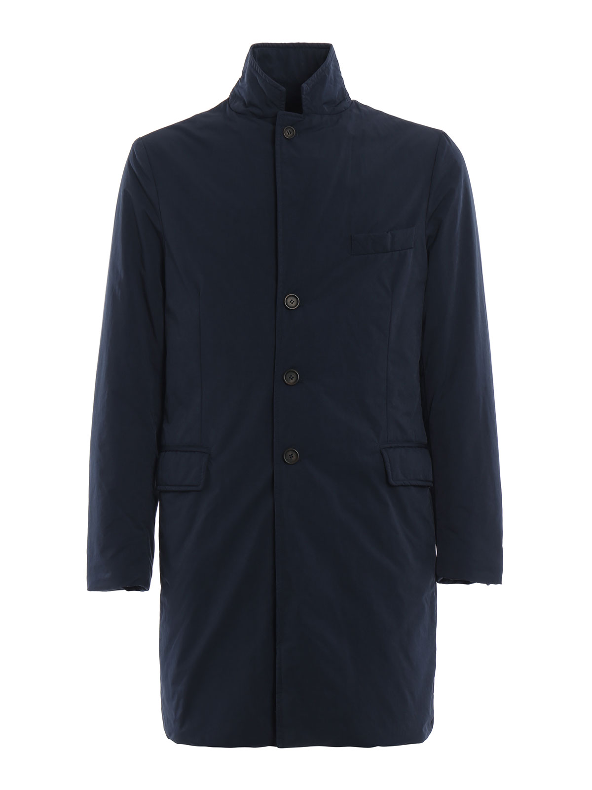 Padded coats Aspesi - New Gene dark blue nylon winter coat - 8I19997217100
