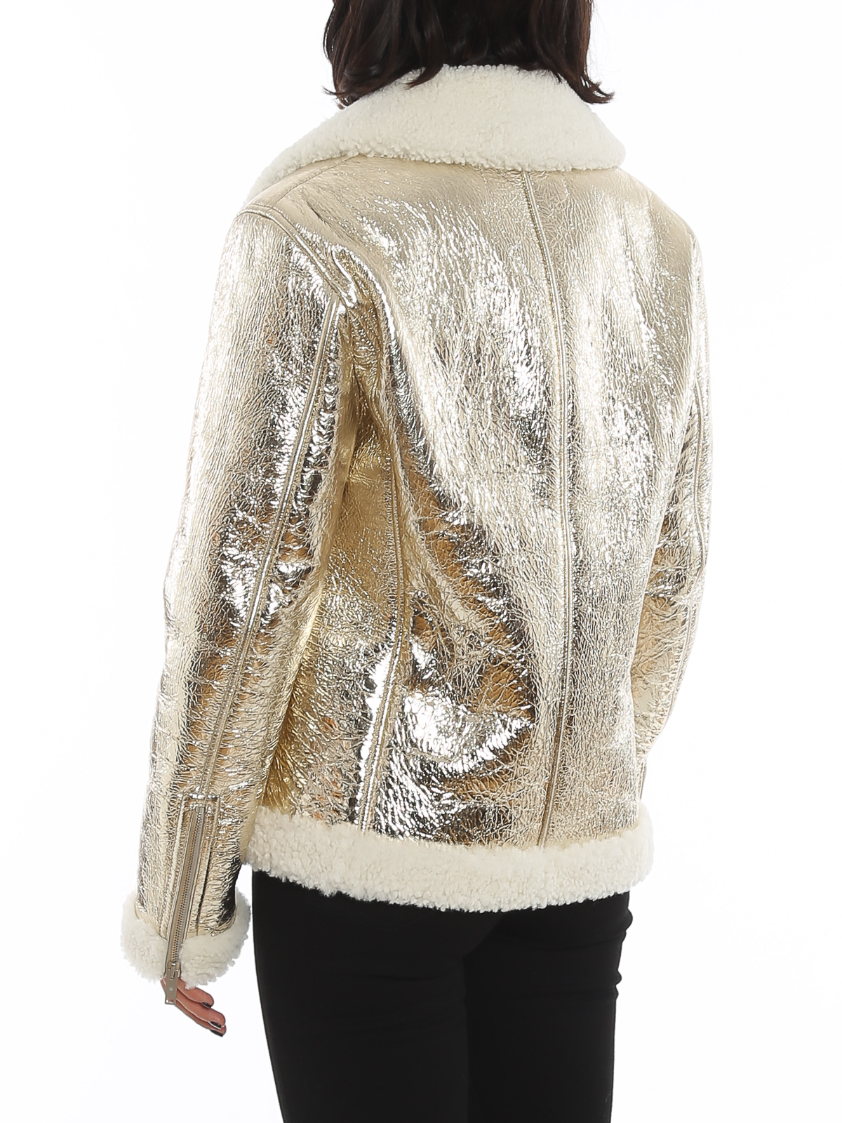 glitter biker jacket
