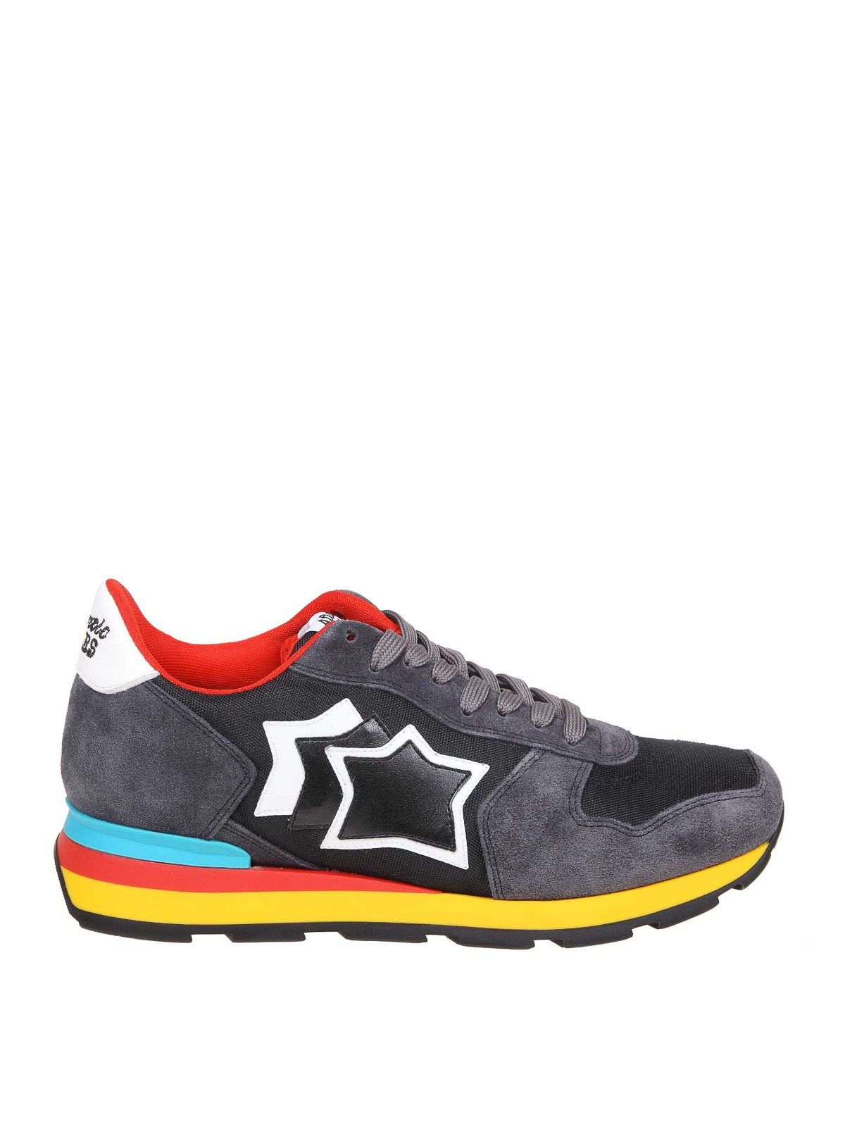 Sneaker Grigio Atlantic Antares Grigie Stars Ikrix Nere Pelle E Ygbf7y6