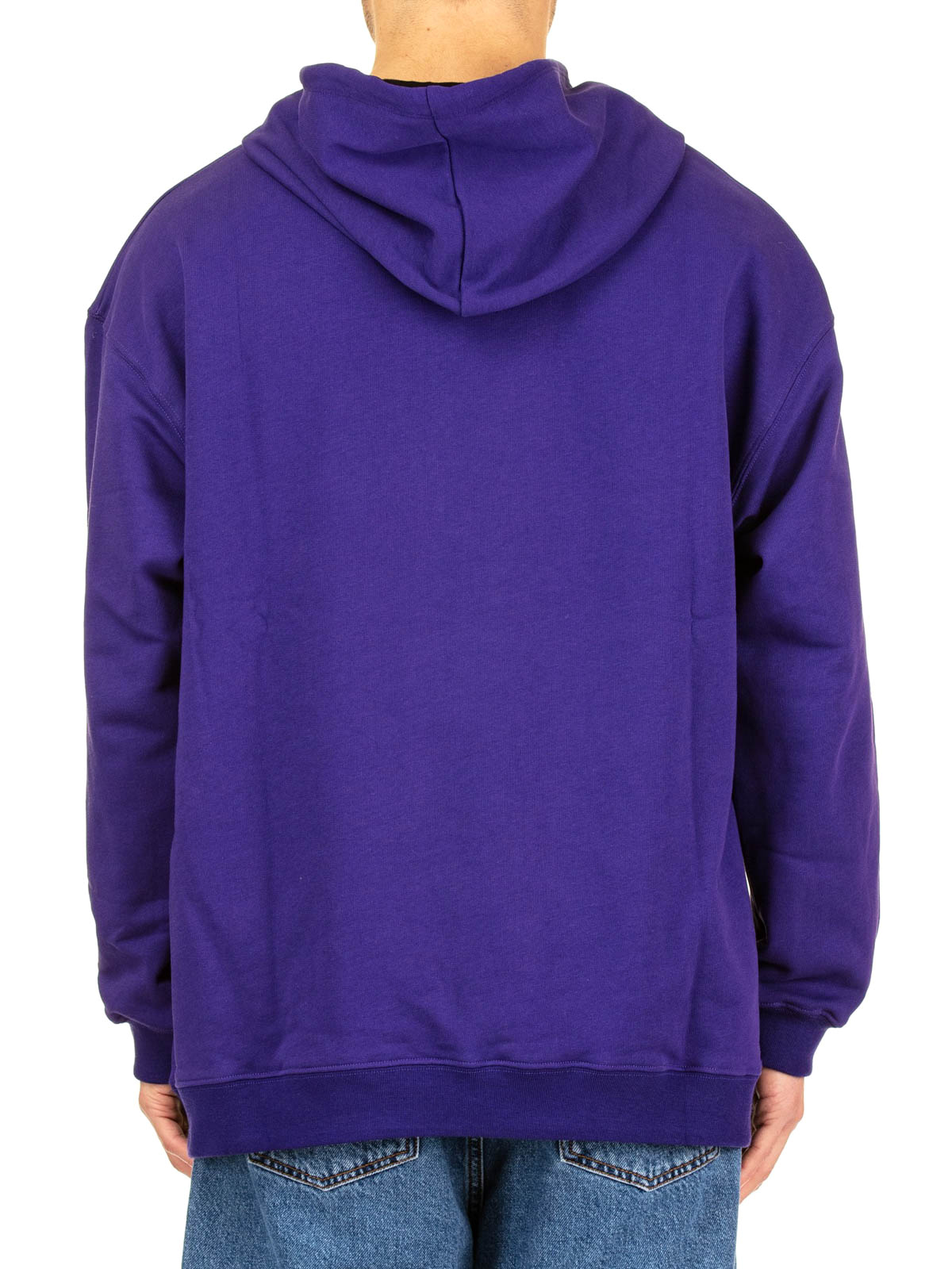 purple cotton hoodie