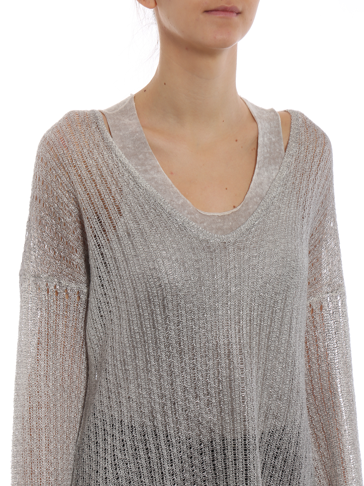 linen v neck