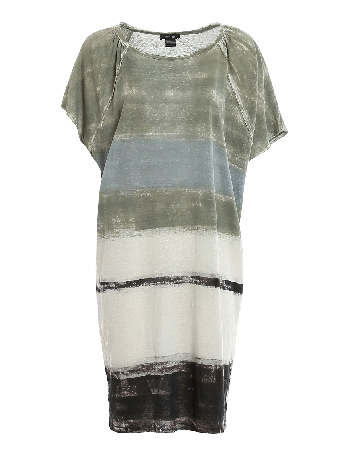 linen jersey dress