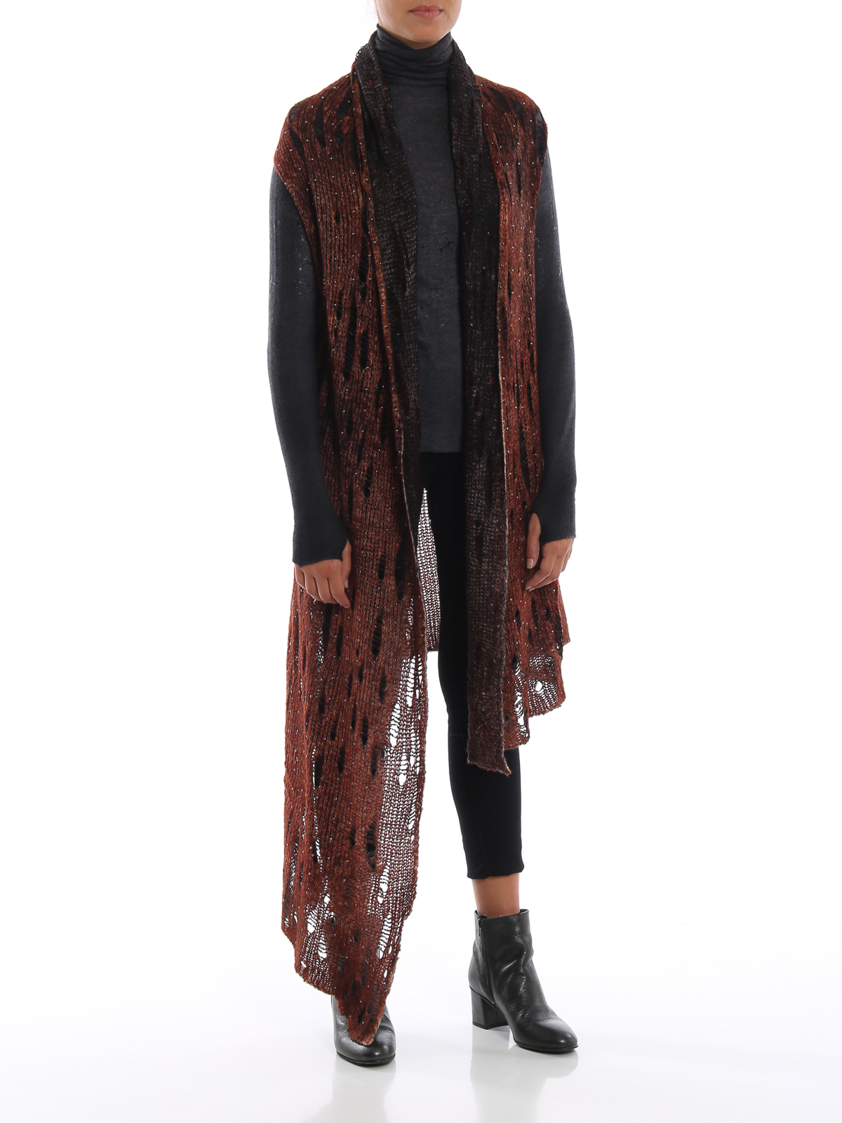 see through cardigan