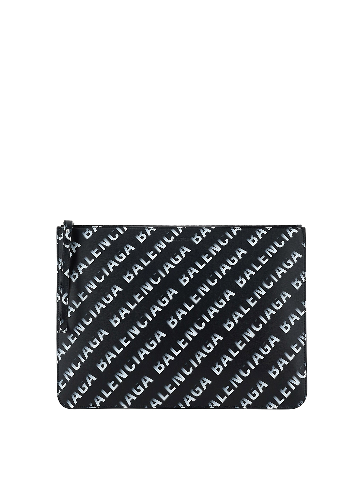 balenciaga logo pouch