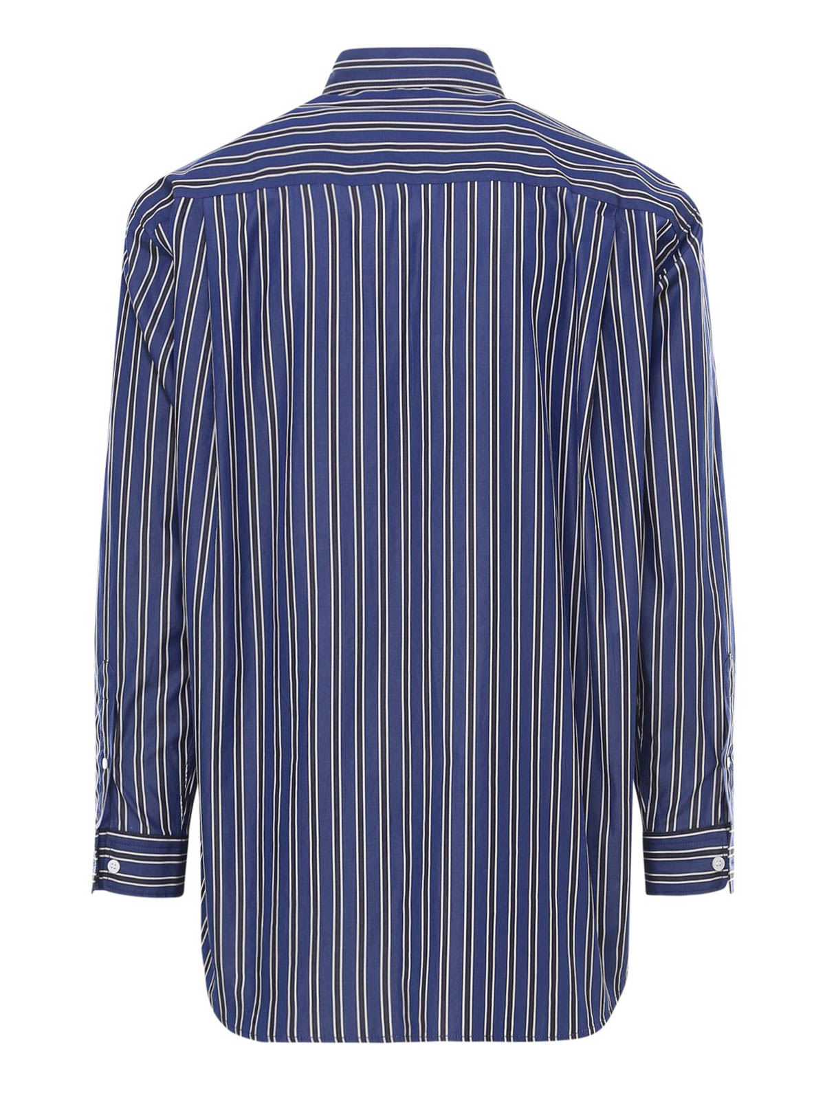 Shirts Balenciaga - Striped cotton oversized shirt - 622224TJM238468