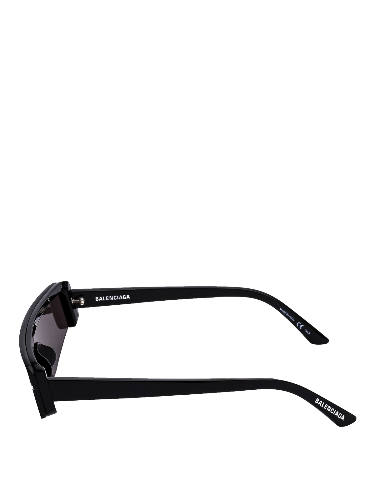 Balenciaga - Logo black mask sunglasses - sunglasses - BB0003SC001
