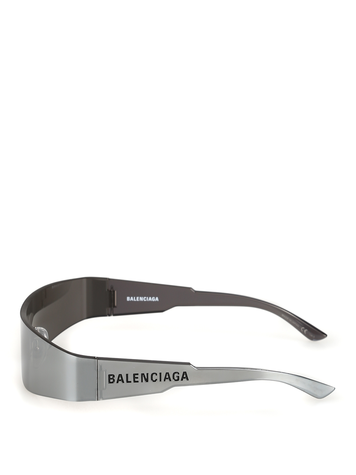Balenciaga - Occhiali a mascherina con lente a specchio - occhiali da sole  - BB0041S002