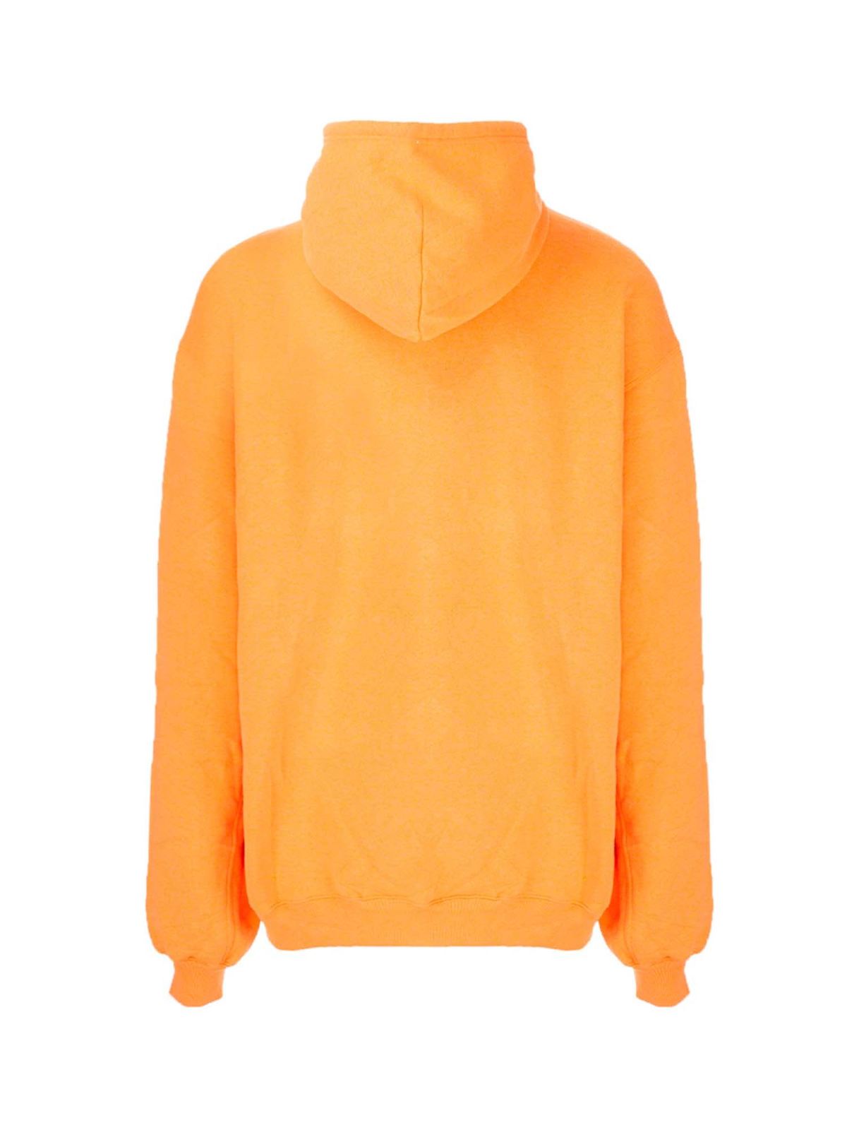 balenciaga orange hoodie