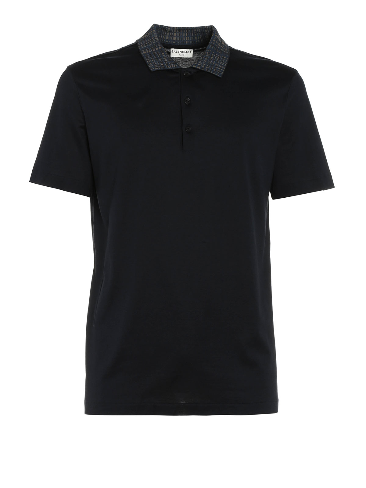 Polo shirts Balenciaga - Patterned collar polo shirt - 414571TQK264002