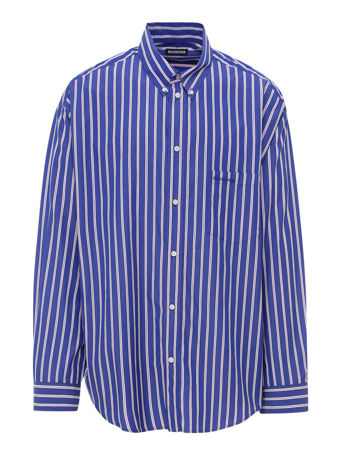 Balenciaga - Striped cotton poplin shirt - shirts - 642265TJM214800