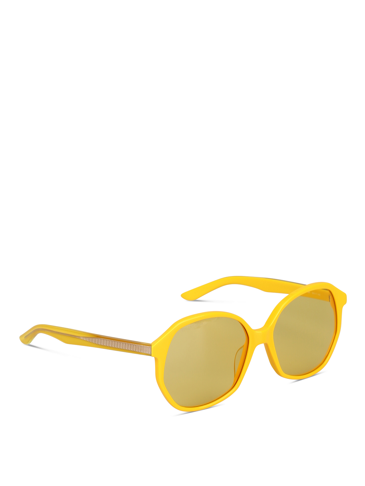 balenciaga yellow sunglasses